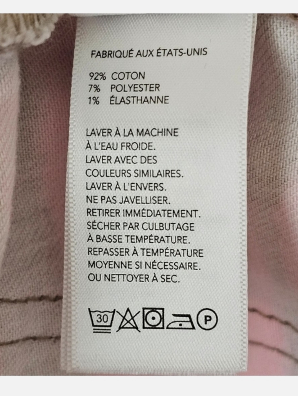 Kate Spade Saturday Jean Pink & Gray Spray Paint Abstract Design, Size 28 Skinny - Picture 7 of 9